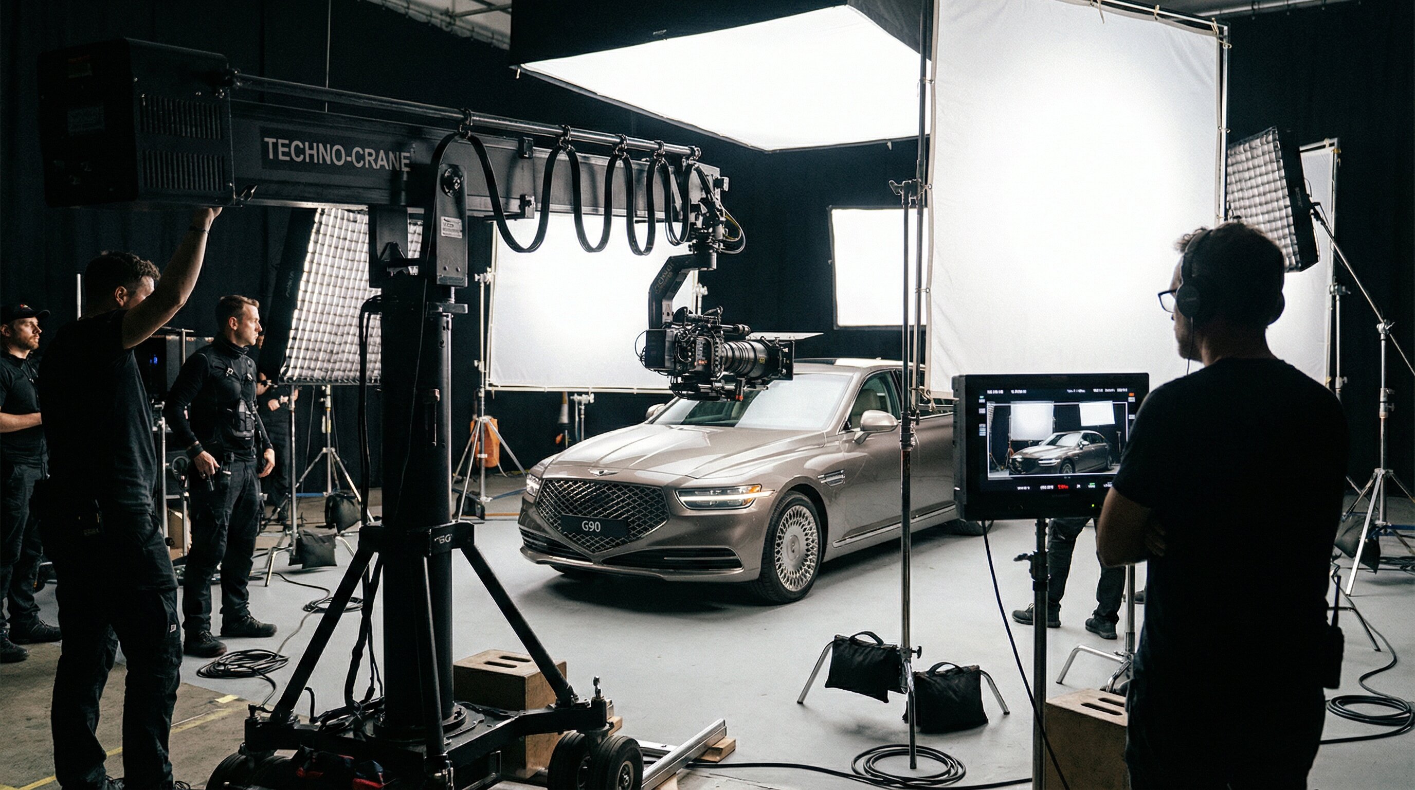 Behind the scenes: Production setup with techno-crane